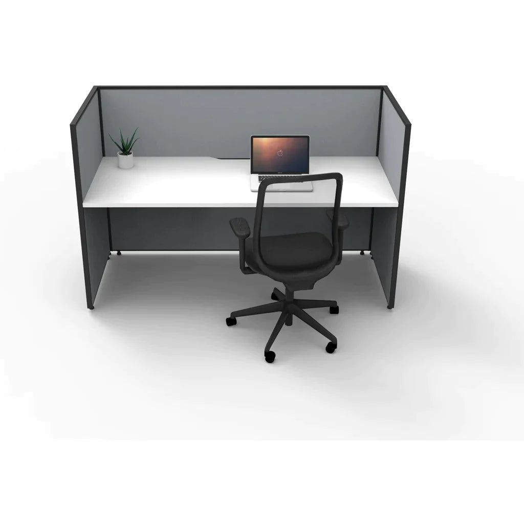 SHUSH30 Workstation - 1 Person - Screen Hung Top - 1500mm × 750mm