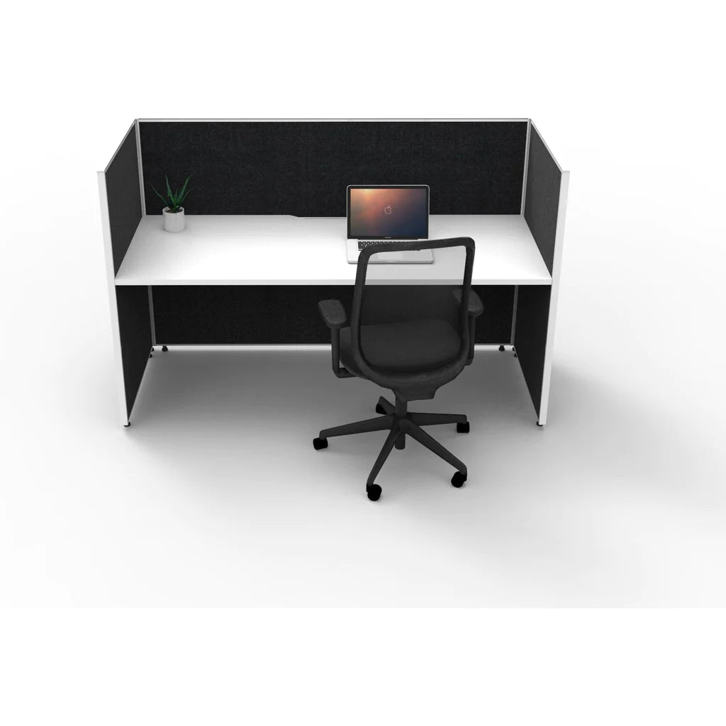 SHUSH30 Workstation - 1 Person - Screen Hung Top - 1200mm × 750mm