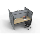 SHUSH30 Double Sided Workstation - 2 Person - Screen Hung Tops - 1800mm × 750mm