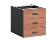 3 drawer fixed pedestal