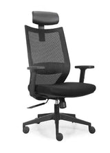 black mesh office chair