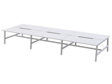 Trestle Bench 6 Users Double Sided Workspaces