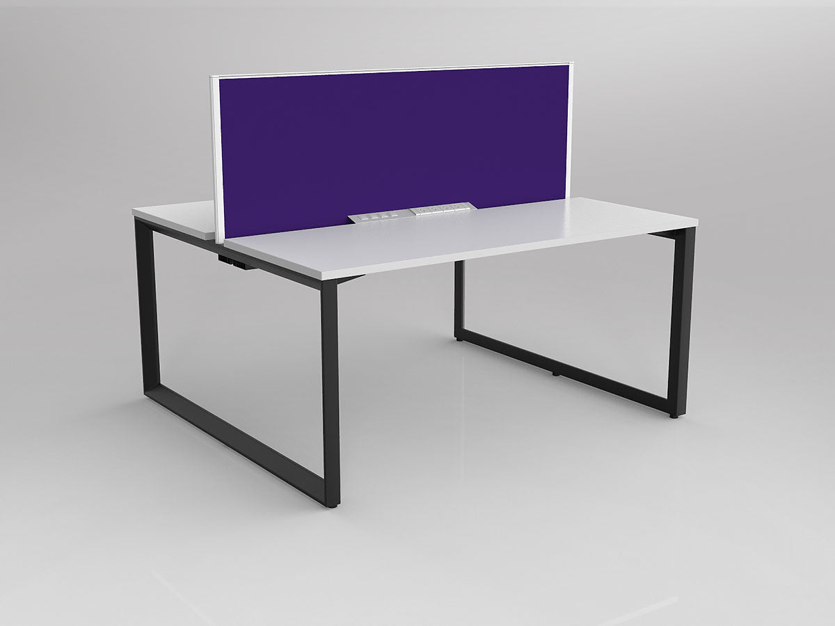 Anvil 2 Users Double Sided Workspaces with Studio50 Desk Mounted Screen