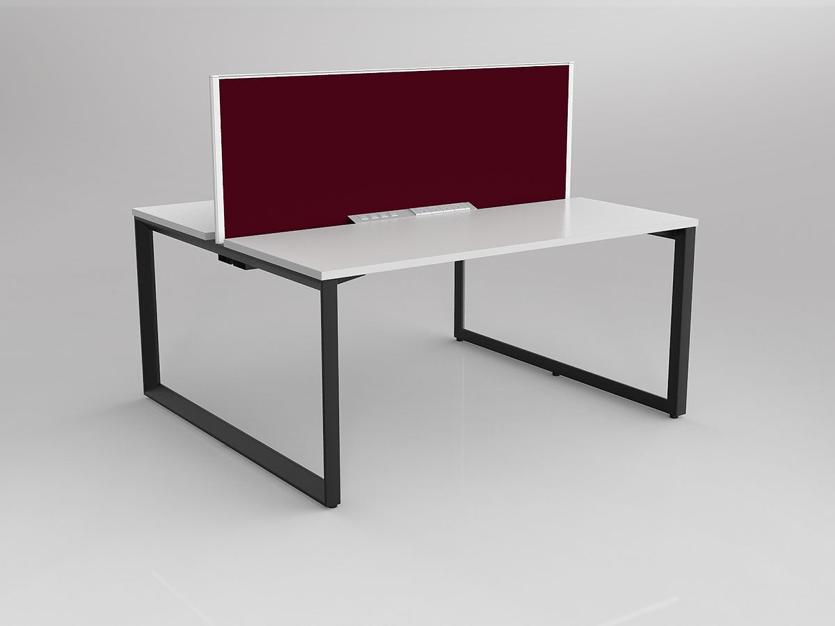 Anvil 2 Users Double Sided Workspaces with Studio50 Desk Mounted Screen