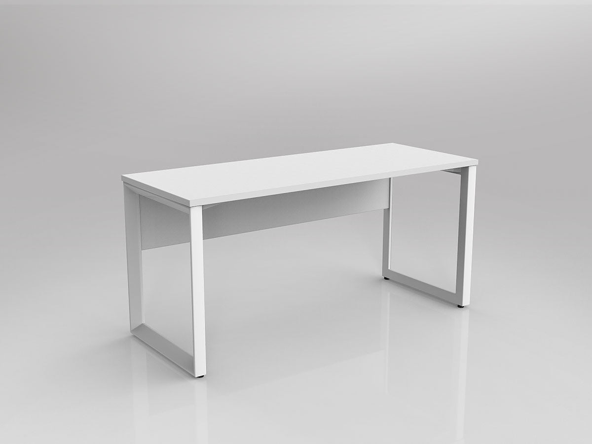 desk with modesty