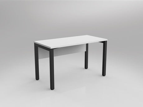 straight desk with modesty