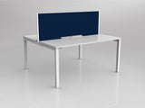 Axis 2 Users Double Sided Workspaces with Studio50 Desk Mounted Screen