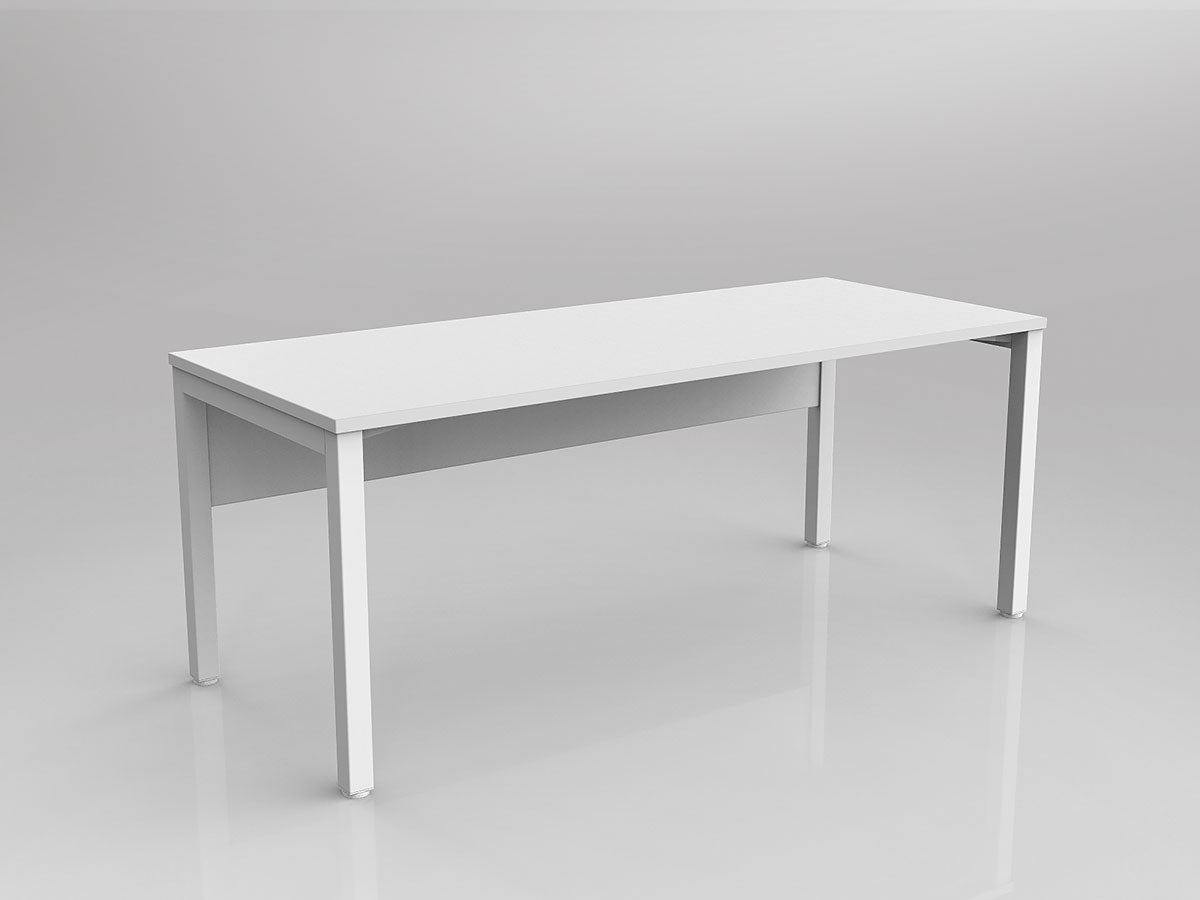 Axis Single Workspace with Melamine Modesty