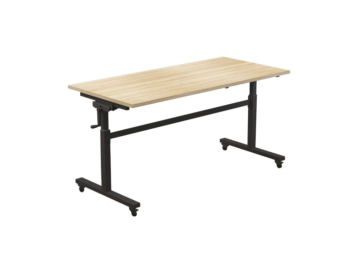 adjustable flip top table