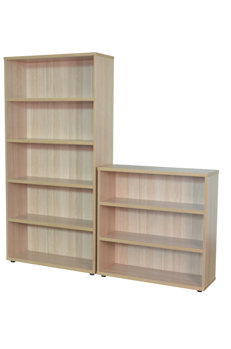 barrel oak bookcase