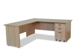 oak corner desk