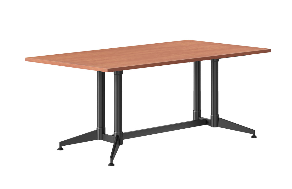 Typhoon Black Frame Boardroom Table