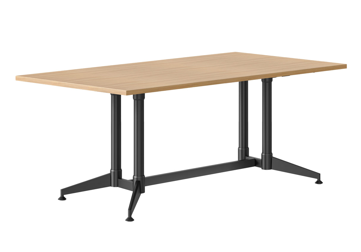 Typhoon Black Frame Boardroom Table