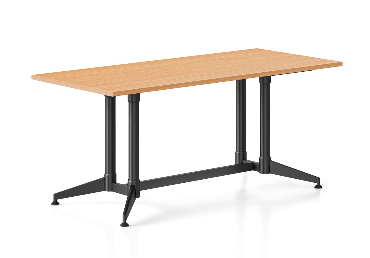 Typhoon Black Frame Boardroom Table