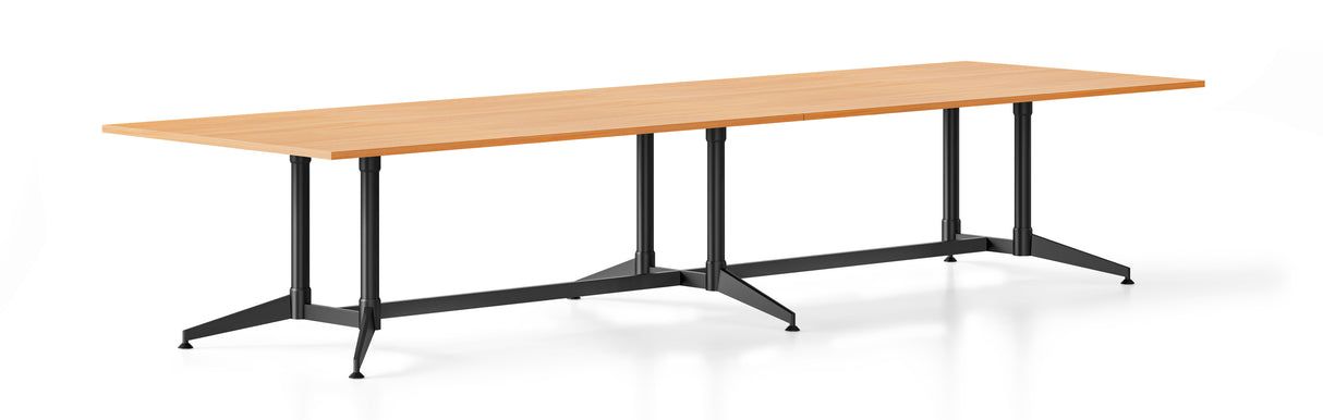 Typhoon Black Frame Boardroom Table