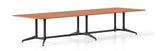 Typhoon Black Frame Boardroom Table