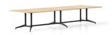 Typhoon Black Frame Boardroom Table