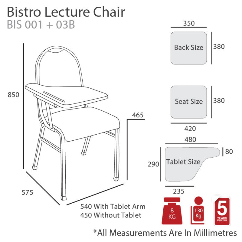 bistro lecture chair