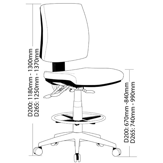 Click Medium Back Task Chair