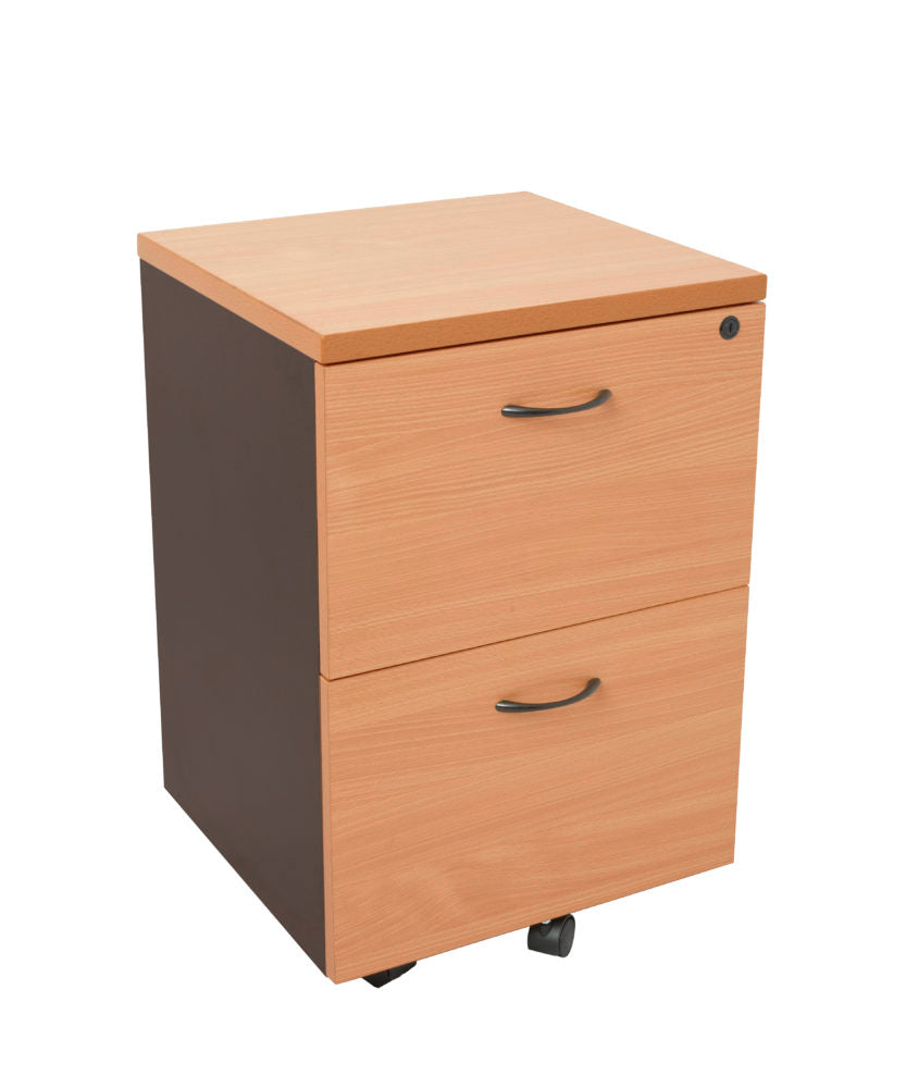 2 drawer pedestal