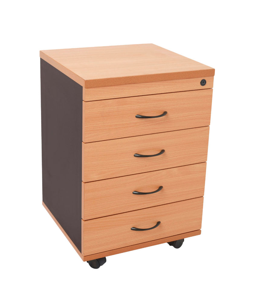 4 drawer pedestal