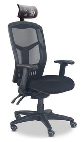 high back chair with headrest