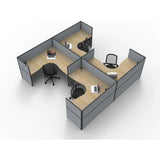 4 person workstations