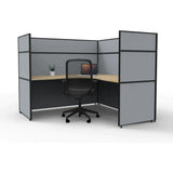 screen hung workstation