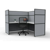 SHUSH30 Corner Workstation - 1 Person - Screen Hung Top - 1800mm × 1800mm