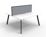 Eternity 2 Person Double Sided Workstation With Screen