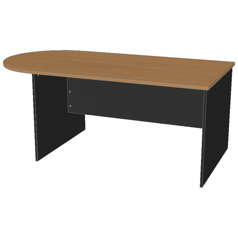 Commerical D-End Desk