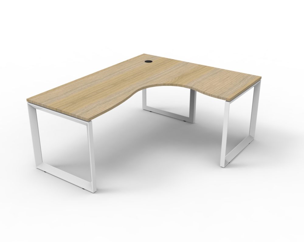 loop leg corner desk