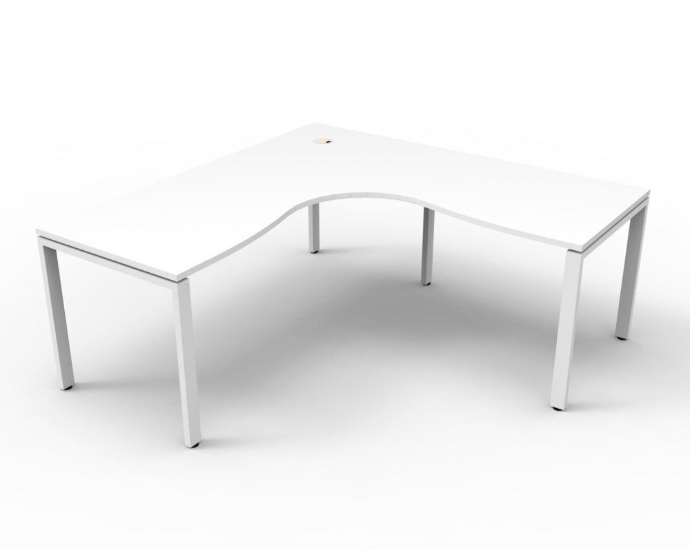 white corner desk