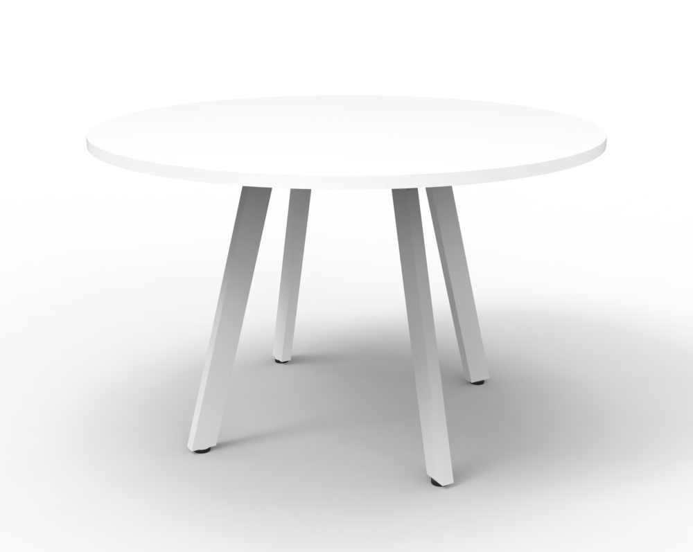 white meeting table