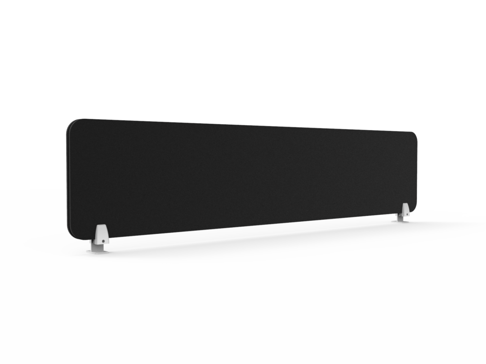 Desk Mounted Eco Panel Screen - Back To Back Mounted