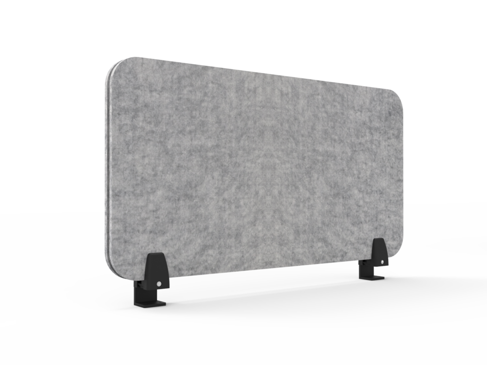 Desk Mounted Eco Panel Screen - Single Side Mounted