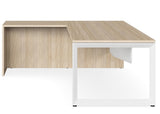 desk with return