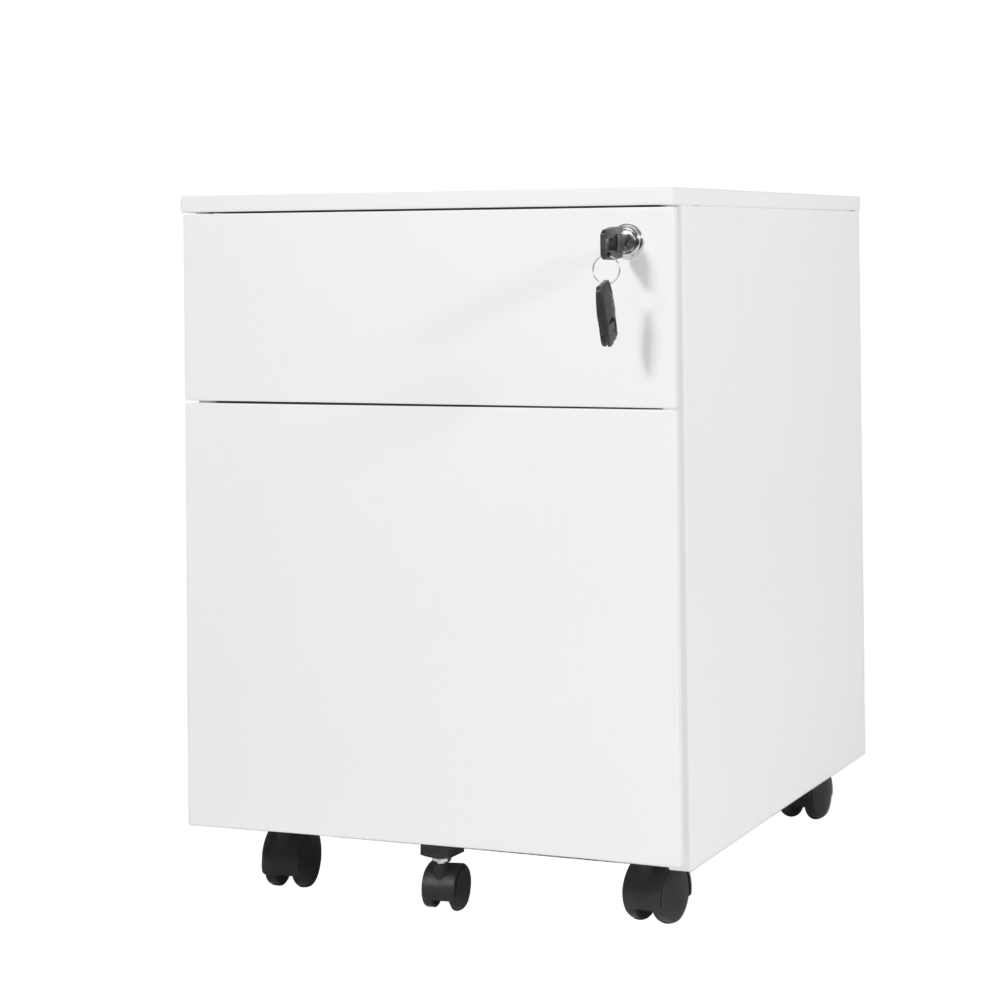 GO Steel 2 Drawer Mobile Pedestal