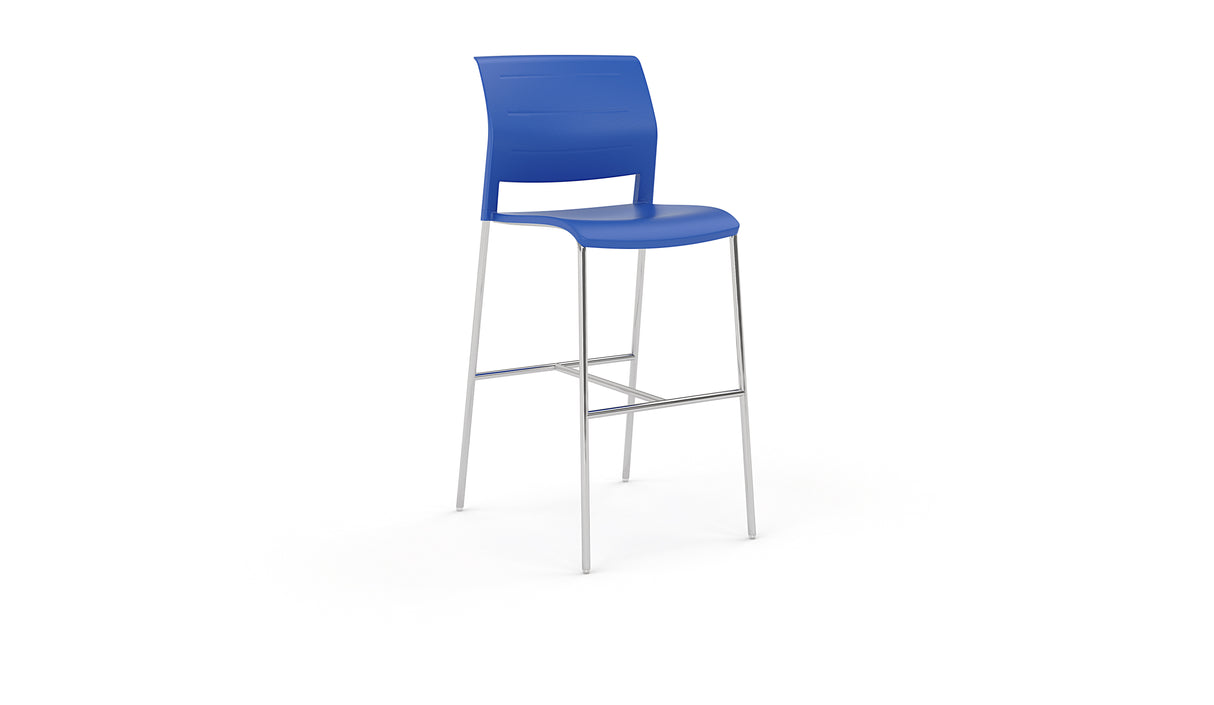 Game Bar Stool (Non Upholstered) – 4 Leg Base