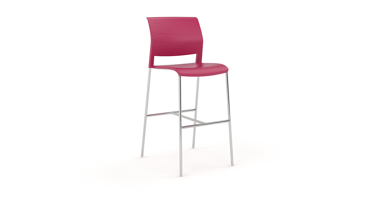 Game Bar Stool (Non Upholstered) – 4 Leg Base