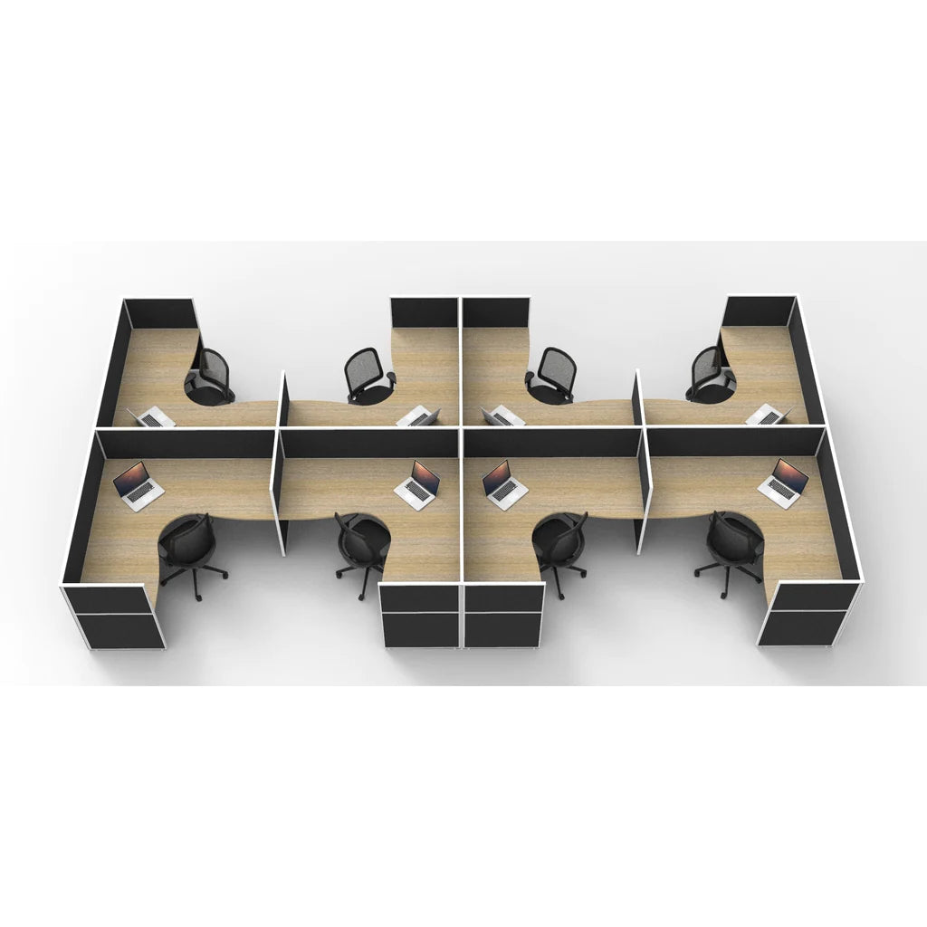 8 person workstations