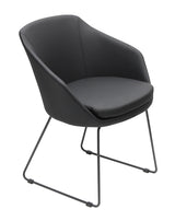 black tub chair