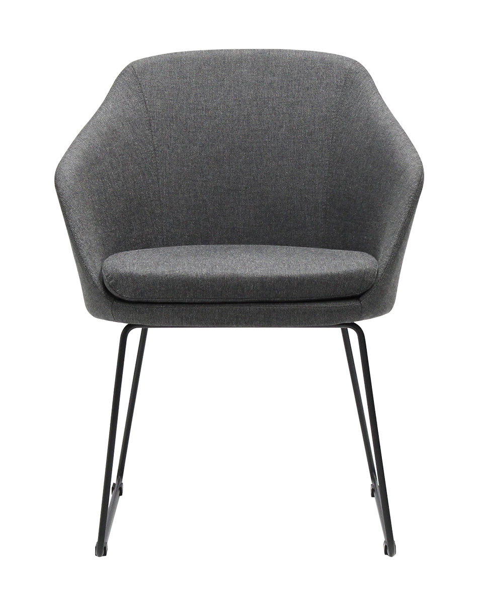 grey visitor chair