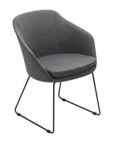 grey reception chair