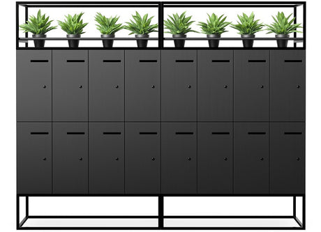 2 tier lockers