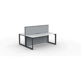 SHUSH30 Double Sided Workstation - 2 Person - Loop Leg - 1800mm × 750mm