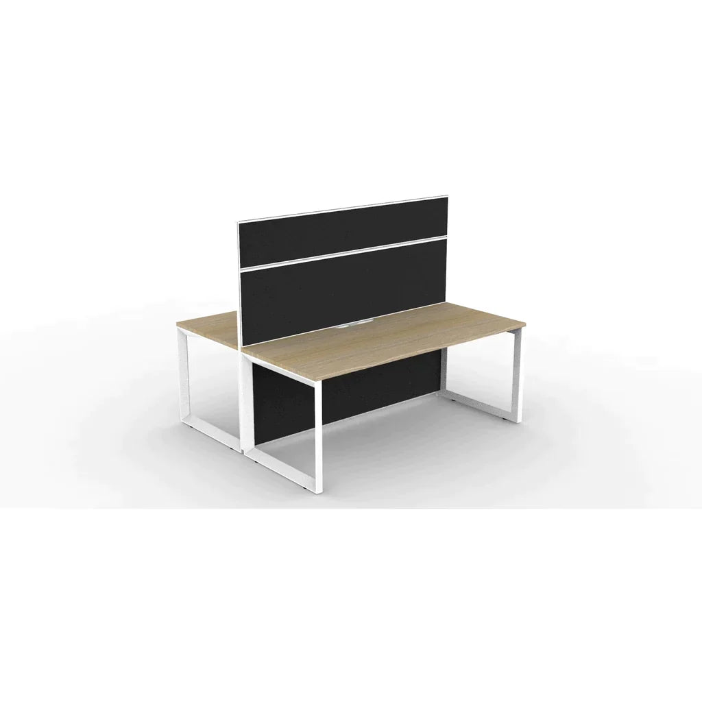 SHUSH30 Double Sided Workstation - 2 Person - Loop Leg - 1800mm × 750mm