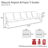 Mascot Beam Seating