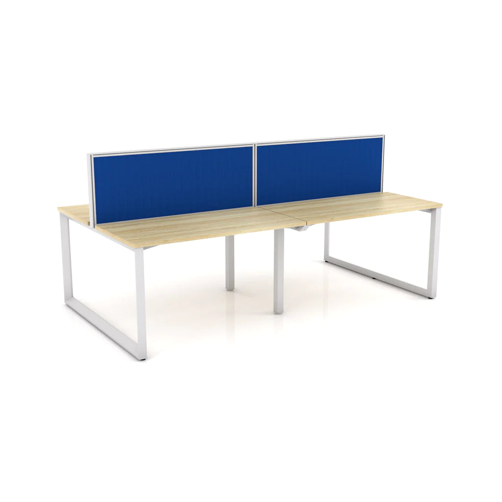 Anvil 4 Users Double Sided Workspaces with Studio50 Desk Mounted Screen