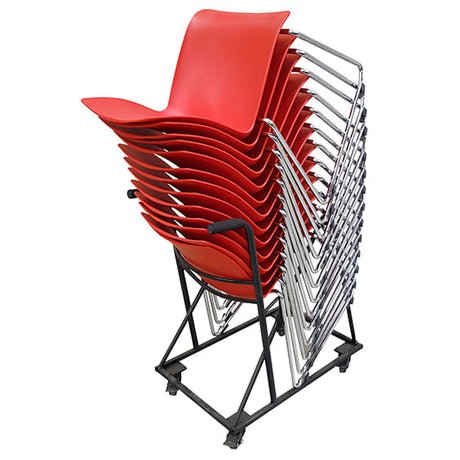 stackable chair trolley